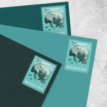 Forever Stamps 2024 Save Manatees – Nature Series, First-Class Postage