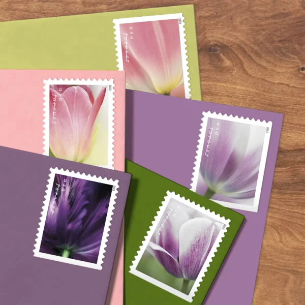 Forever Stamps 2023 Tulip Blossoms – Nature Series, First-Class Postage