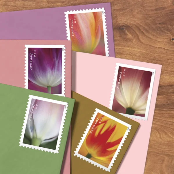 Forever Stamps 2023 Tulip Blossoms – Nature Series, First-Class Postage