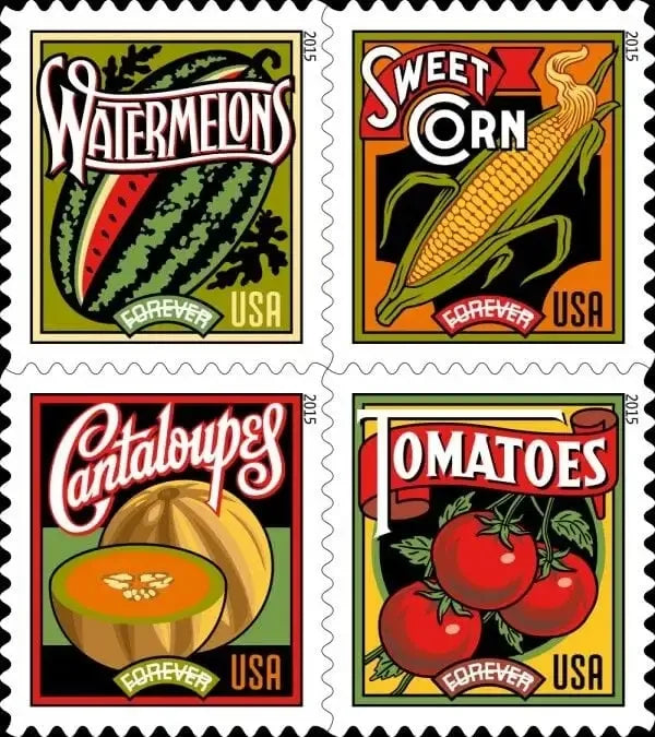 Forever Stamps 2015 Summer Harvest – Seasonal Celebration, First-Class Postage