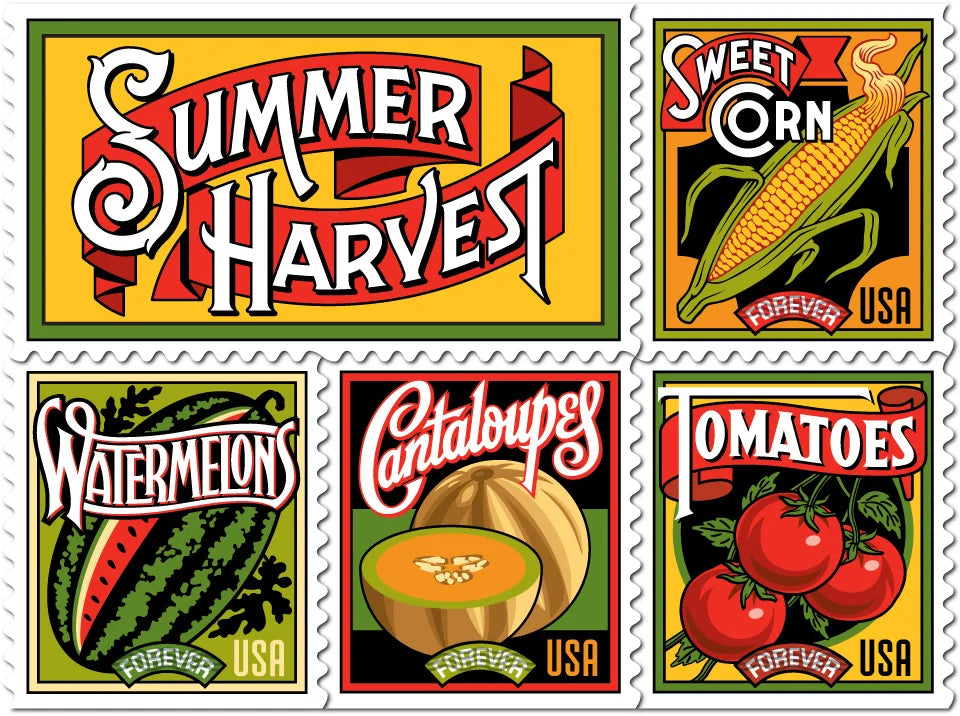 Forever Stamps 2015 Summer Harvest – Seasonal Celebration, First-Class Postage