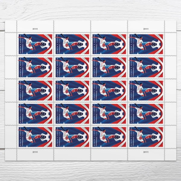 Forever Stamps 2023 Women’s Soccer – Celebrating Female Athletes, First-Class Postage