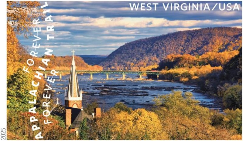 Forever Stamps 2025 Appalachian Trail – Scenic Landscapes, First-Class Postage