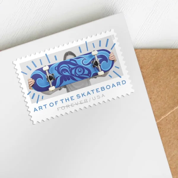 Forever Stamps 2023 Art of the Skateboard – Contemporary Art Collection, First-Class Postage