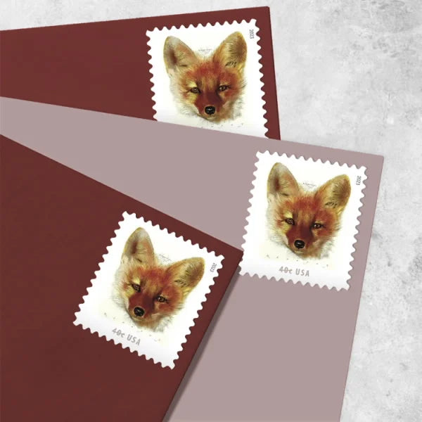 40¢ Stamps 2023 Red Fox – Wildlife Series, First-Class Rate