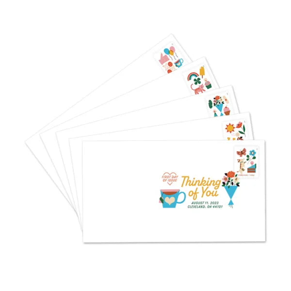 Forever Stamps 2023 Thinking of You – Greeting Card Collection, First-Class Postage