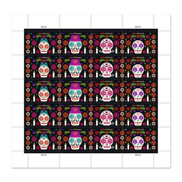 Forever Stamps 2021 Day of the Dead – Cultural Festival, First-Class Postage