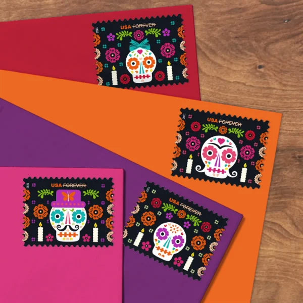 Forever Stamps 2021 Day of the Dead – Cultural Festival, First-Class Postage