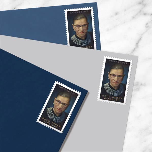 Forever Stamps 2023 Ruth Bader Ginsburg – Tribute Collection, First-Class Postage