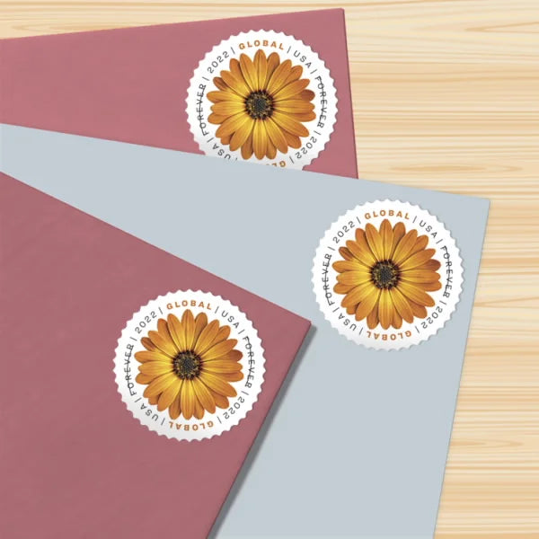 Global Forever Stamps 2022 African Daisy – International Rate