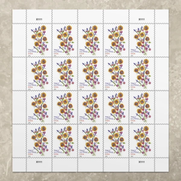 Two-Ounce Stamps 2022 Sunflower Bouquet – Wedding Invitation, First-Class Rate