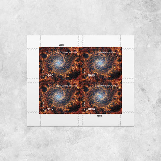 $10.10 Stamps 2025 Spiral Galaxy NGC 628 – Astronomy Collection, Priority Mail Express Rate