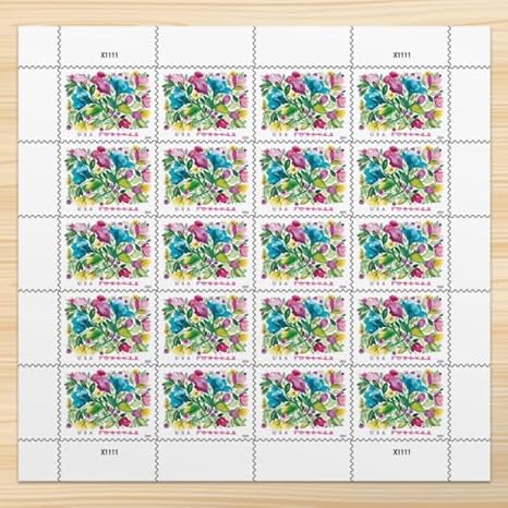 Forever Stamps 2024 Celebration Blooms – Nature Series, First-Class Postage