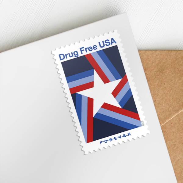 Forever Stamps 2020 Drug Free USA – Awareness, First-Class Postage