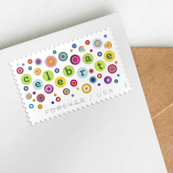 Forever Stamps 2020 Let’s Celebrate! – Celebration Greetings, First-Class Postage
