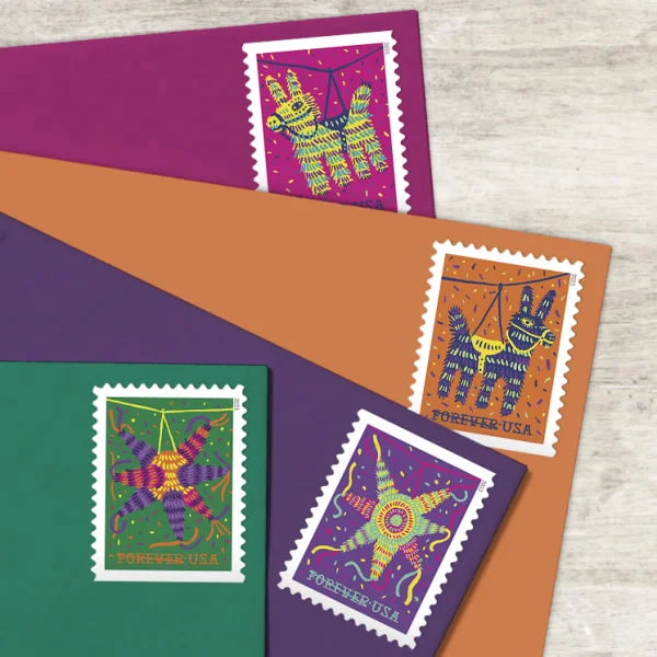 Forever Stamps 2023 Piñatas – Festive Celebration, First-Class Postage