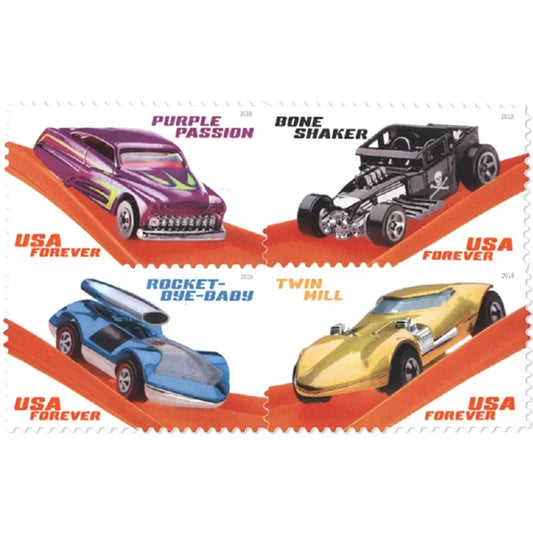 Forever Stamps 2018 Hot Wheels – Classic Toys Series, First-Class Postage
