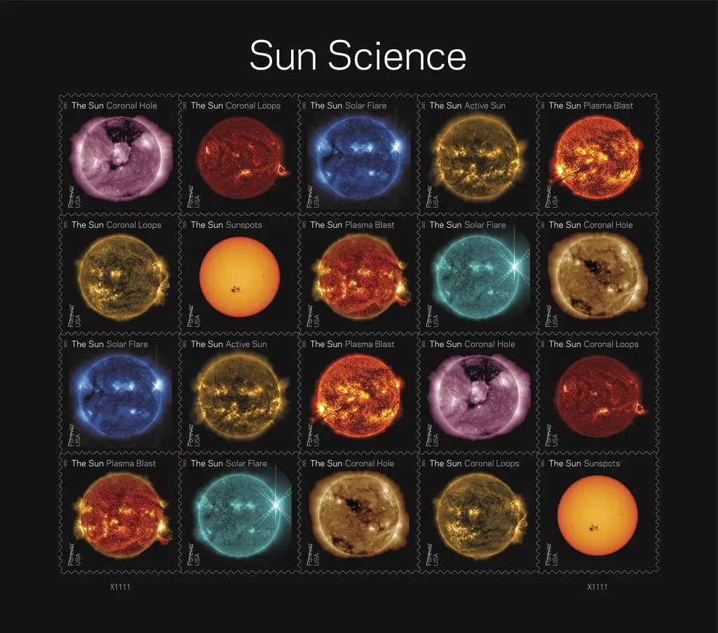 Forever Stamps 2021 Sun Science – Educational Nature Series, First-Class Postage