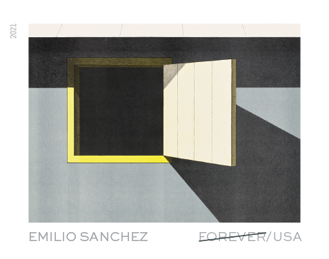Forever Stamps 2021 Emilio Sanchez – Art Collection, Cultural Heritage, First-Class Postage