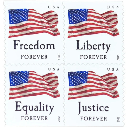 Forever Stamps 2012 Four Flags – Patriotic Symbol, First-Class Postage
