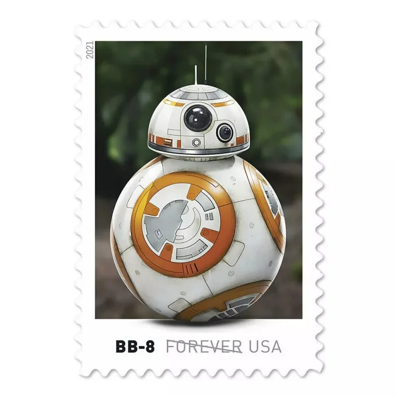 Forever Stamps 2021 Star Wars Droids – BB-8, First-Class Postage
