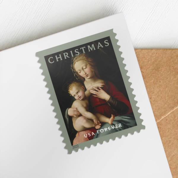 Forever Stamps 2022 Virgin and Child – Holiday Celebration, First-Class Postage