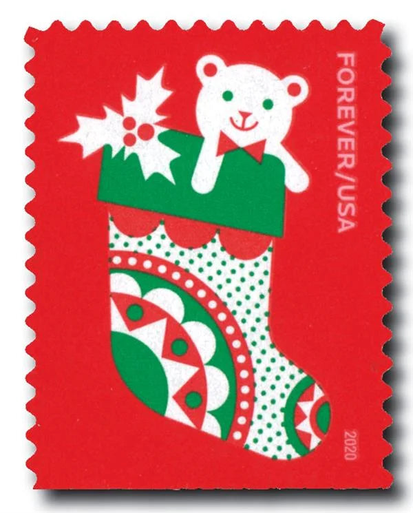 Forever Stamps 2020 Holiday Delights – Seasonal Celebration, First-Class Postage