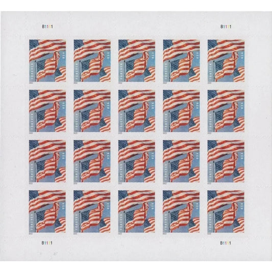 Forever Stamps 2022 U.S. Flag – Patriotic Symbol, First-Class Postage
