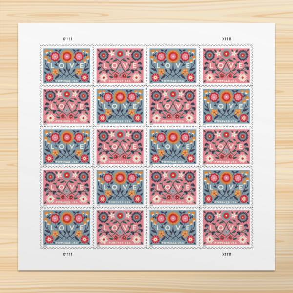 Forever Stamps 2022 Love – Love Greeting, First-Class Postage
