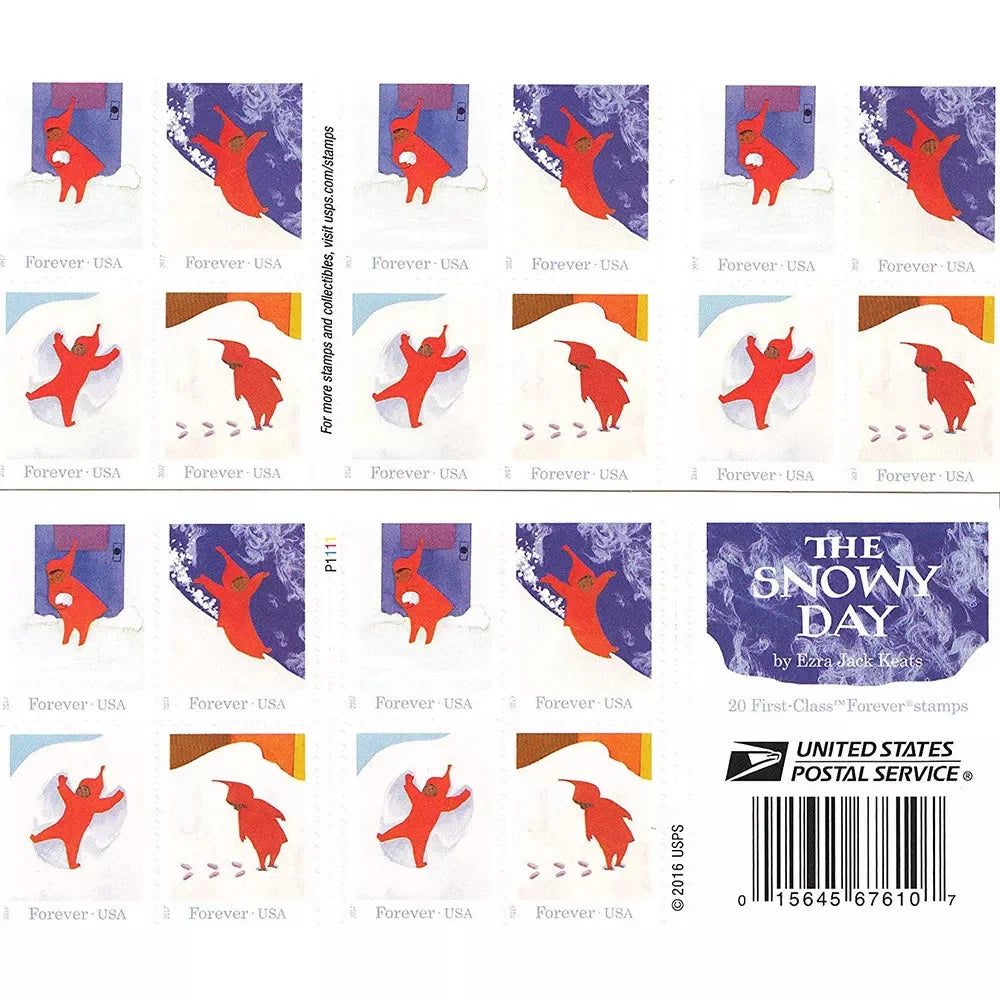 Forever Stamps 2017 The Snowy Day – Winter Wonderland, First-Class Postage