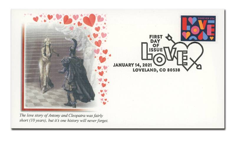 Forever Stamps 2021 Love – Love & Celebration, First-Class Postage