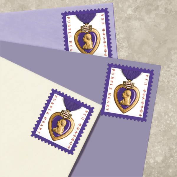 Forever Stamps 2019 Purple Heart Medal – Military Tribute, First-Class Postage