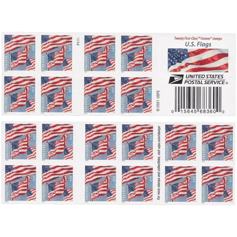 Forever Stamps 2022 U.S. Flag – Patriotic Symbol, First-Class Postage