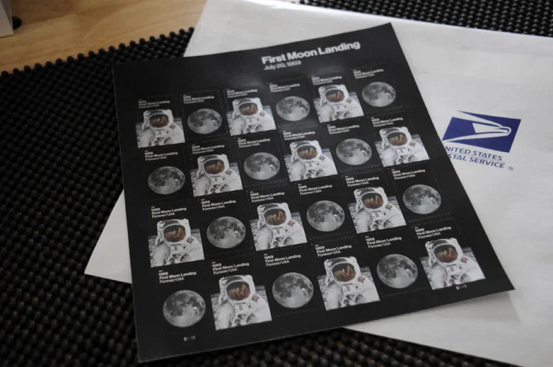 Forever Stamps 2019 First Moon Landing – Space Exploration, First-Class Postage