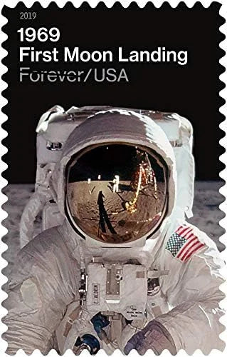 Forever Stamps 2019 First Moon Landing – Space Exploration, First-Class Postage