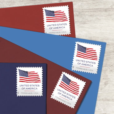 Forever Stamps 2025 U.S. Flag – Patriotic Symbol, First-Class Postage