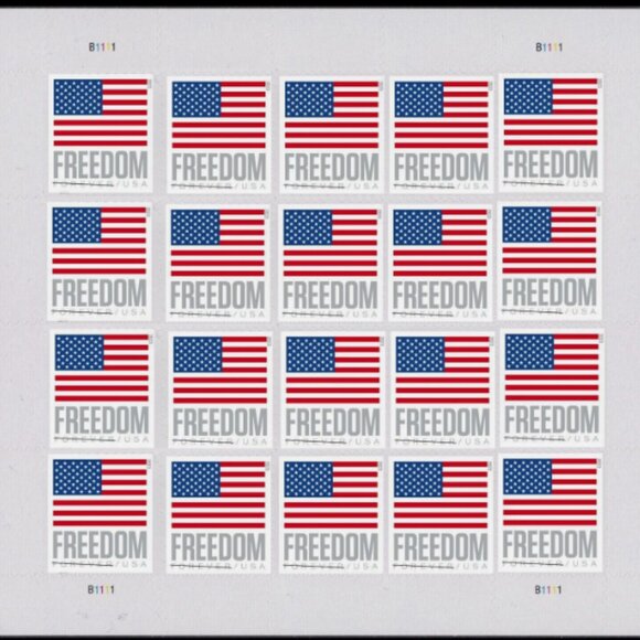 Forever Stamps 2023 U.S. Flag – Modern Patriotic Symbol, First-Class Postage