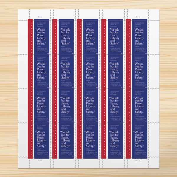 Forever Stamps 2024 First Continental Congress – Commemorative Issue, First-Class Postage