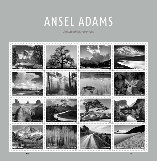 Forever Stamps 2024 Ansel Adams Photography – Art Collection, First-Class Postage