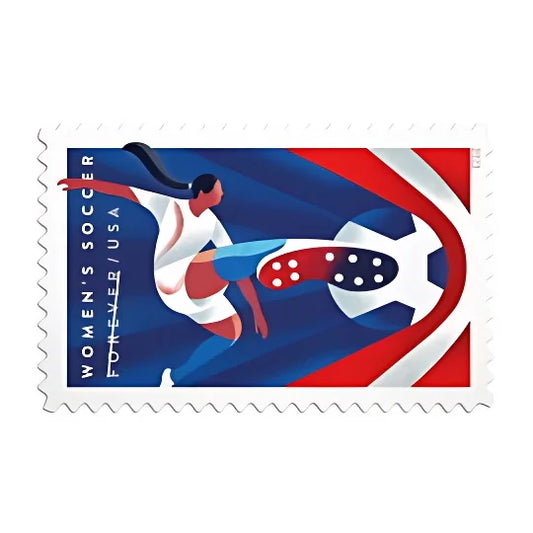 Forever Stamps 2023 Women’s Soccer – Celebrating Female Athletes, First-Class Postage