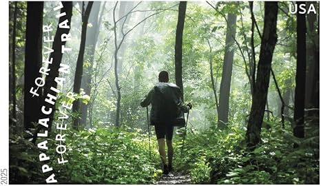 Forever Stamps 2025 Appalachian Trail – Scenic Landscapes, First-Class Postage