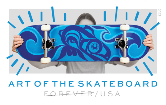 Forever Stamps 2023 Art of the Skateboard – Contemporary Art Collection, First-Class Postage