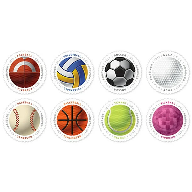 Forever Stamps 2017 Have a Ball – Sports Theme (Football), First-Class Postage