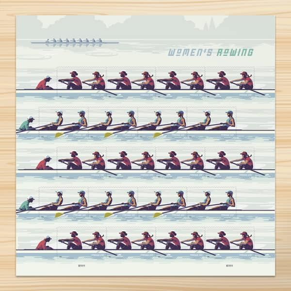Forever Stamps 2022 Women’s Rowing – Commemorative Issue, First-Class Postage
