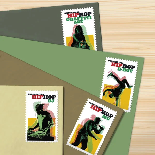 Forever Stamps 2021 Hip Hop – Music & Culture Series, First-Class Postage